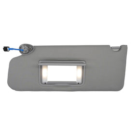 NHILES driver sun visor front view showing clean gray finish and exact fit