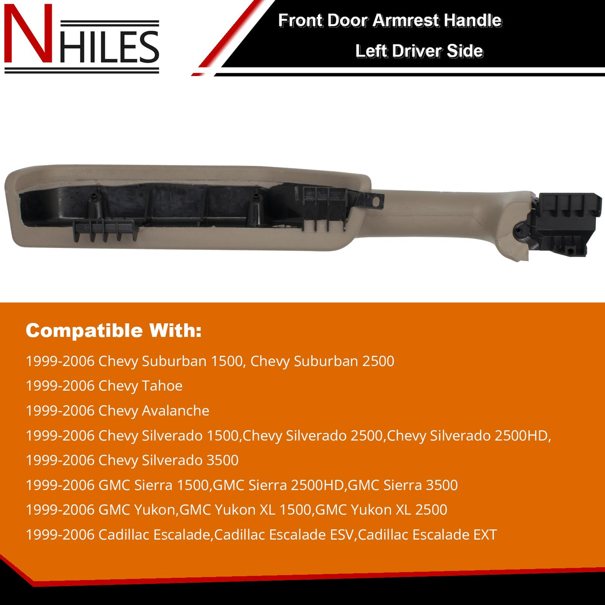 NHILES close-up of armrest texture displaying durable comfortable surface