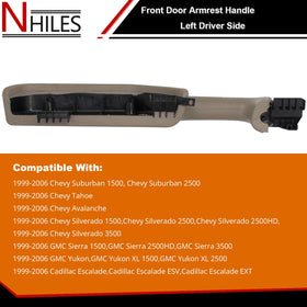 NHILES close-up of armrest texture displaying durable comfortable surface