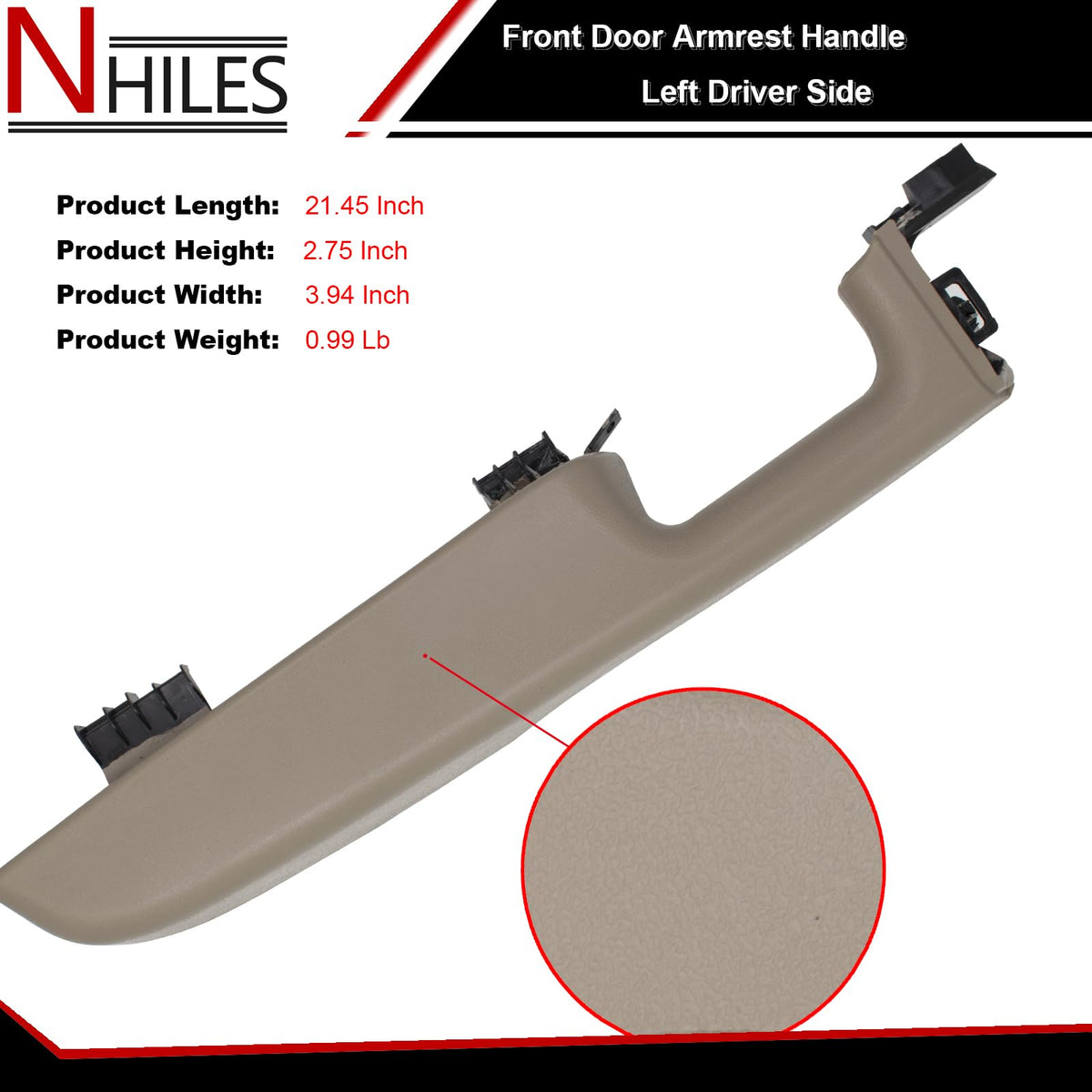 NHILES view of mounting points illustrating precise alignment and reliability