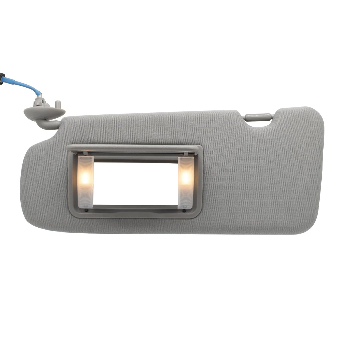 NHILES left sun visor front view showing shape and fit benefit