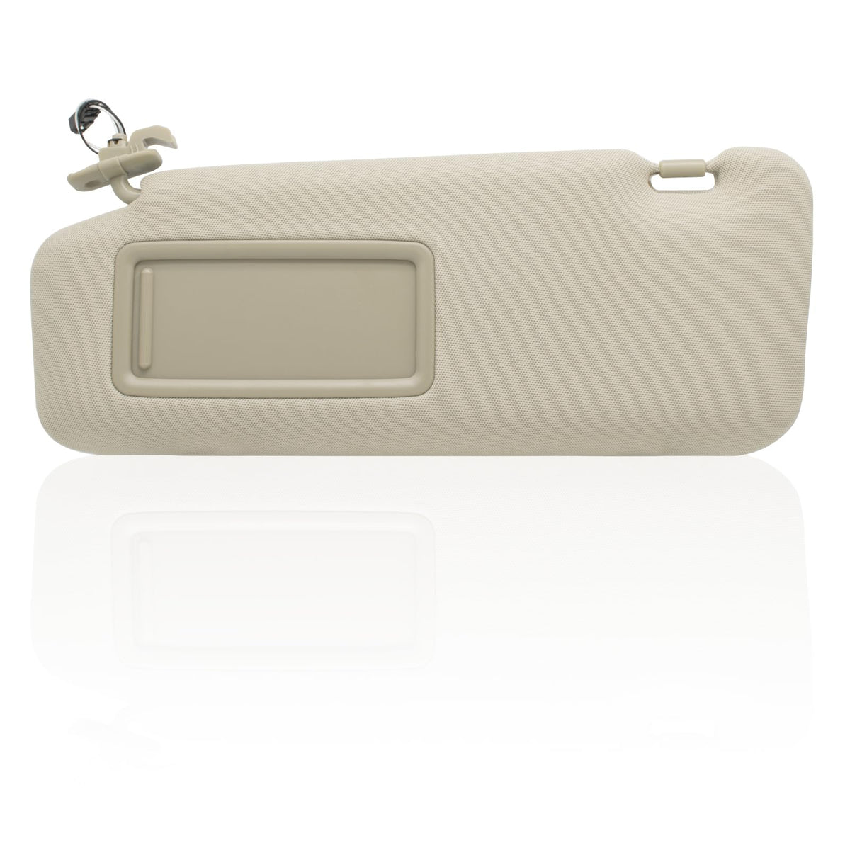 NHILES left driver sun visor front view showing clean replacement finish and fit