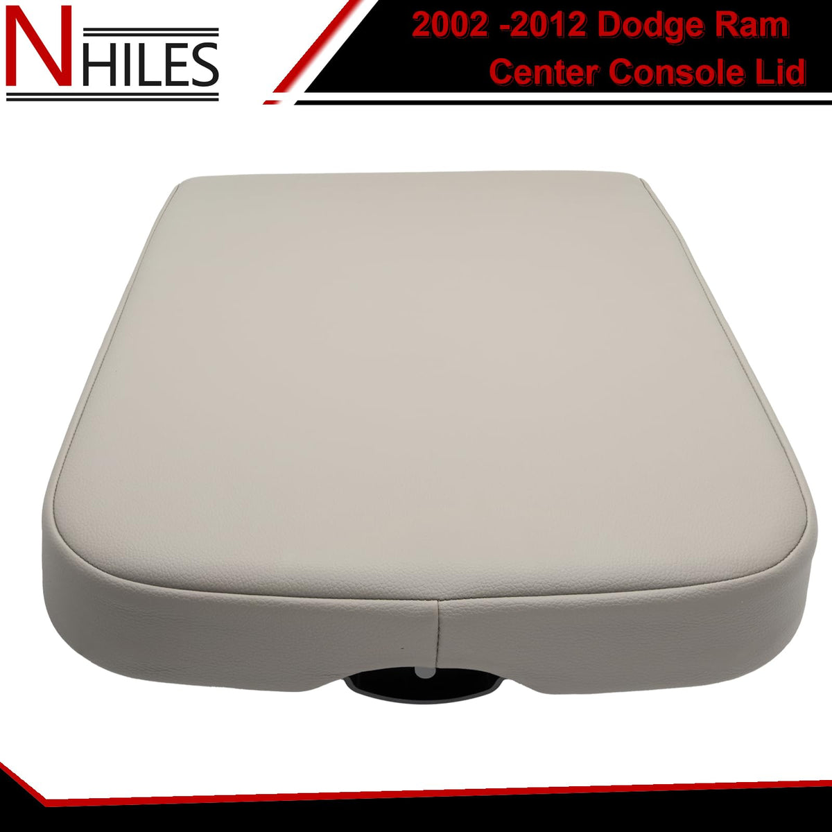 NHILES lid in truck interior lifestyle shot showcasing restored center console