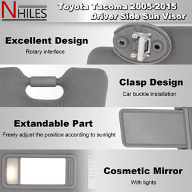 NHILES visor light and mirror detail restoring vanity convenience