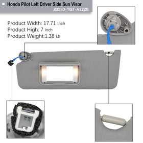 NHILES visor with lighted mirror illuminated demonstrating convenient usability