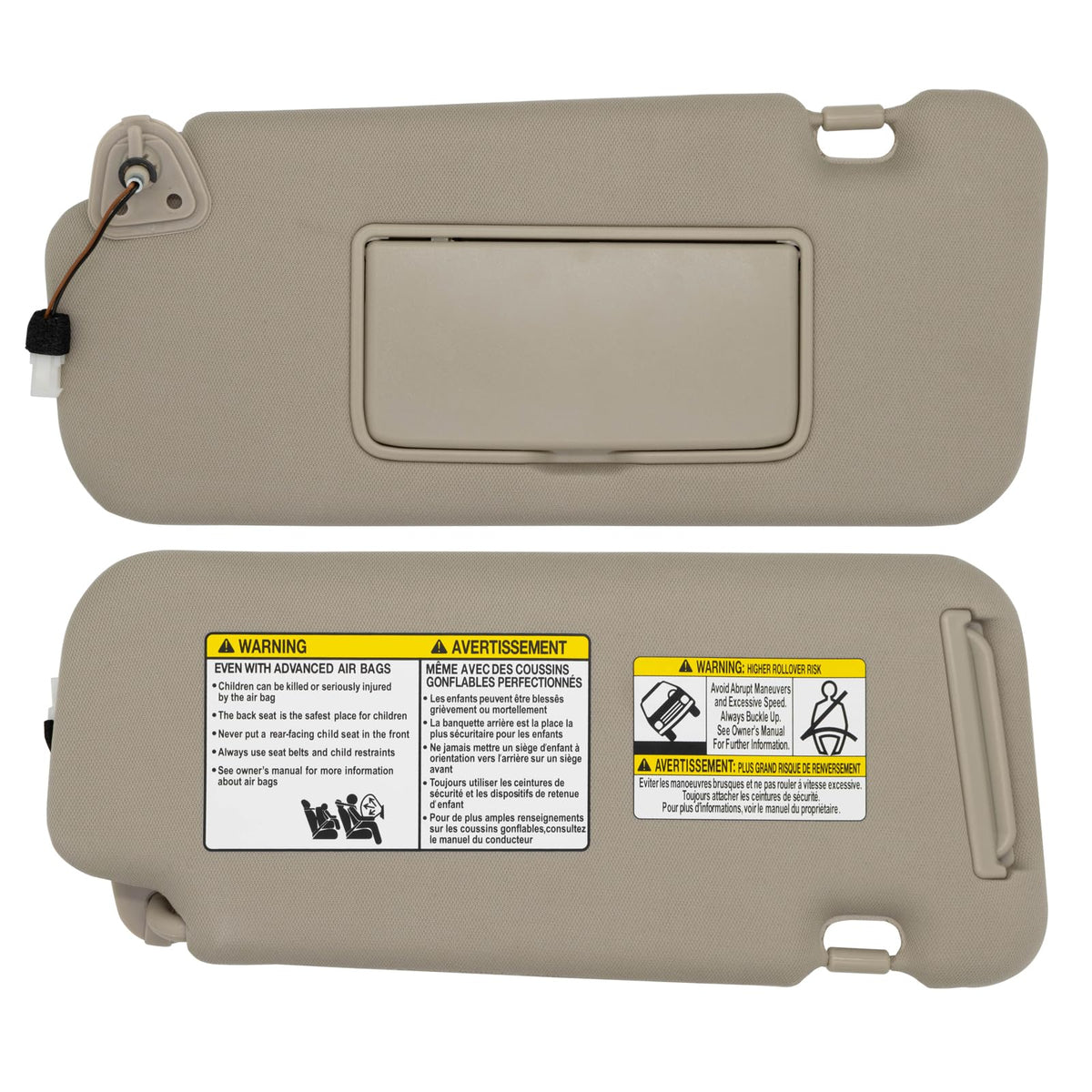 NHILES visor in packaging with included unit ready for installation and immediate replacement