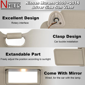 NHILES visor held beside a hand illustrating scale for confident size confirmation