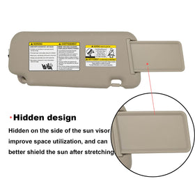 NHILES visor wiring connector detail displaying pre-wired lamp harness for quick integration