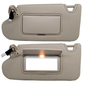 NHILES visor lamp area detail showing illuminated vanity compatibility benefit