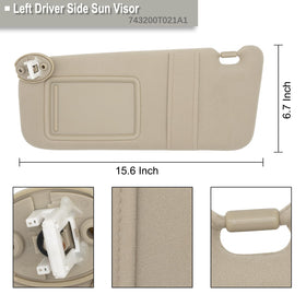 NHILES visor mounting bracket detail showing secure fit and easy installation