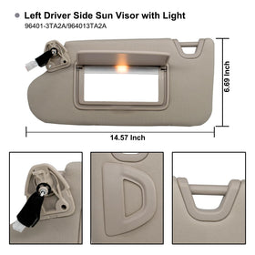NHILES visor wiring connector detail for easy lamp hookup and clean installation