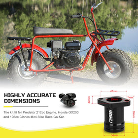 nibbi carburetor kit jets and contents displayed for easy tuning options