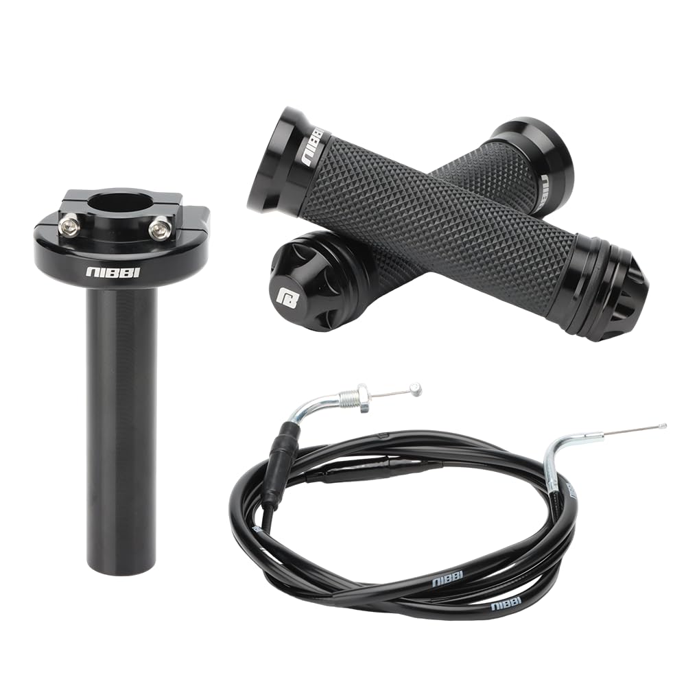 nibbi front assembly view showing complete throttle kit and quick compatibility benefit