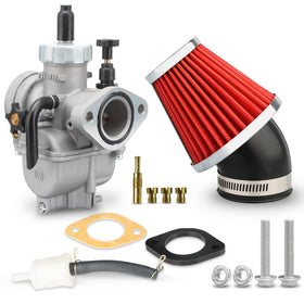 nibbi front view showing full carburetor and durable aluminum body benefit