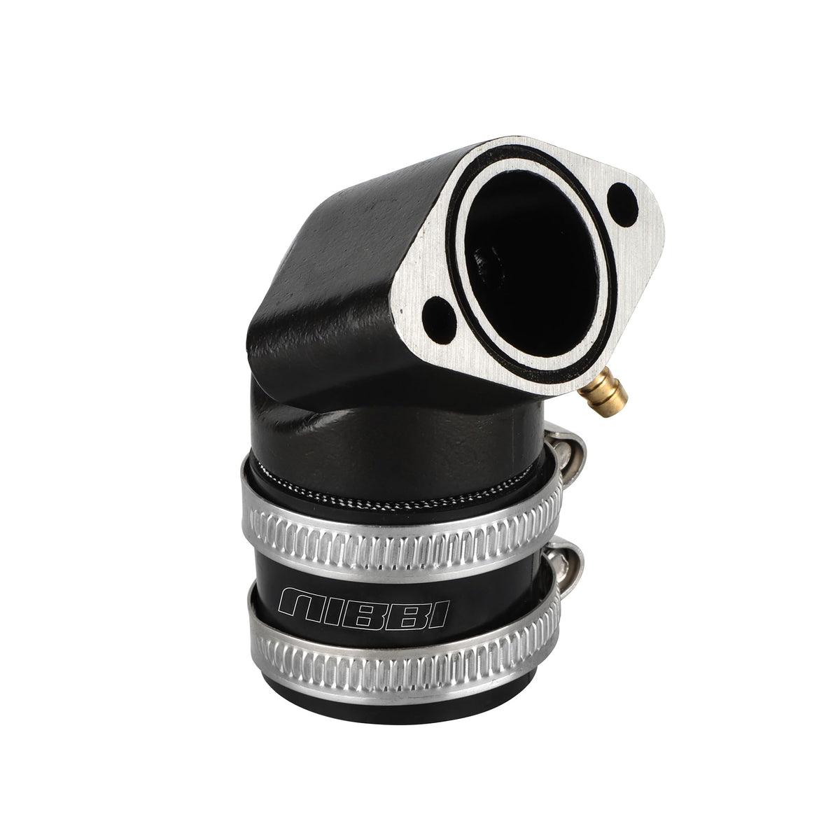 nibbi intake boot front view showing connector and fit benefit