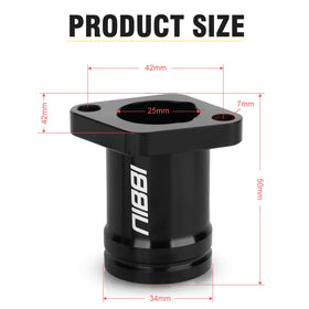 nibbi flange close-up showing precise bolt spacing for secure mounting