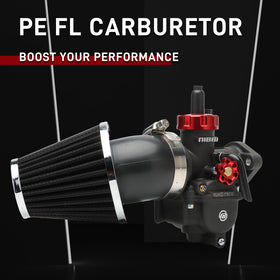nibbi carburetor next to ruler showing 24mm bore for accurate sizing