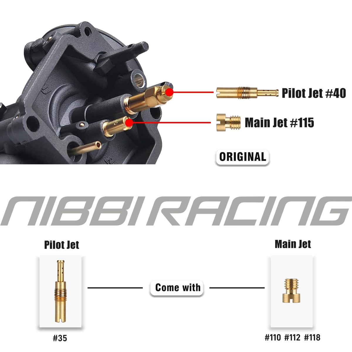 nibbi close-up of PE26 throttle slide showing precise machining for improved response