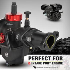 nibbi carburetor mounting face showing flange alignment and secure sealing benefit