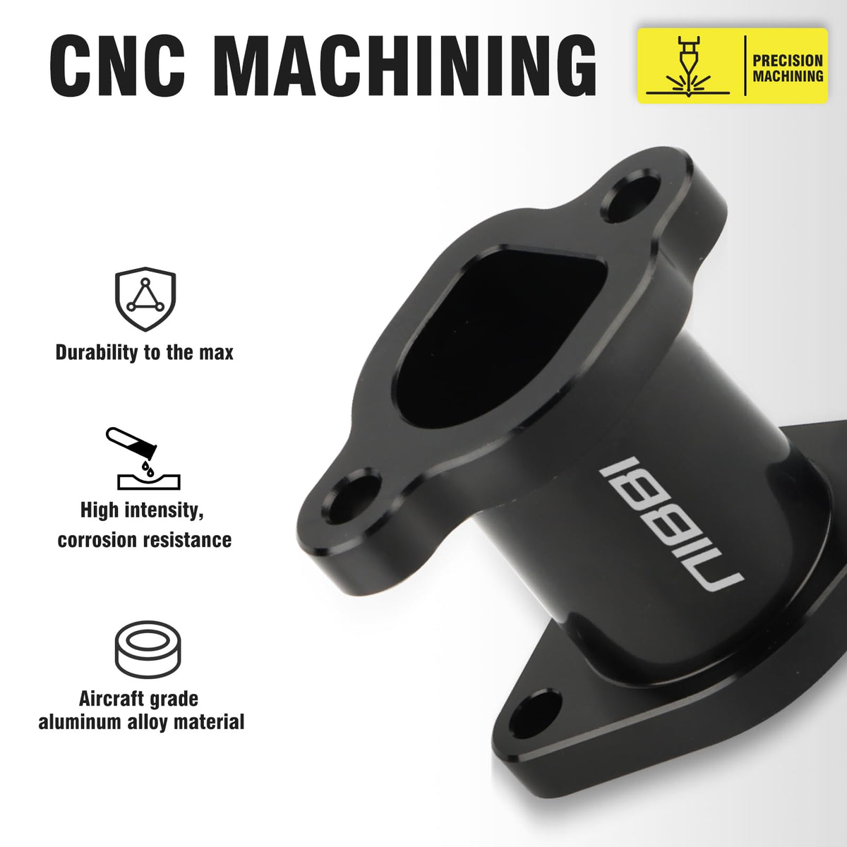 nibbi manifold installed on mini bike demonstrating performance upgrade potential