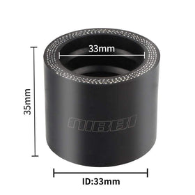 nibbi rubber boot inner diameter detail showing 33mm fit accuracy