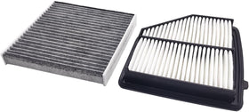 NICEASY pleated filter close-up showing dense media and dust capture for improved filtration
