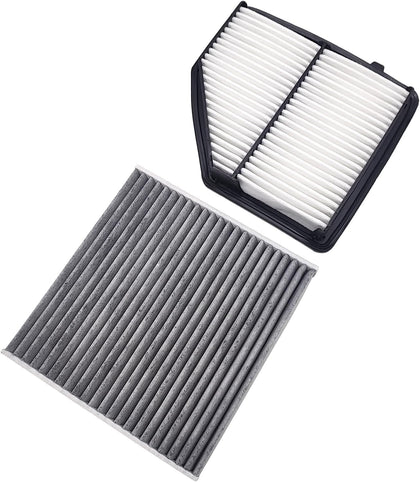 NICEASY front packaging of JTBU182-052 showing both cabin and engine filters and clear fit info