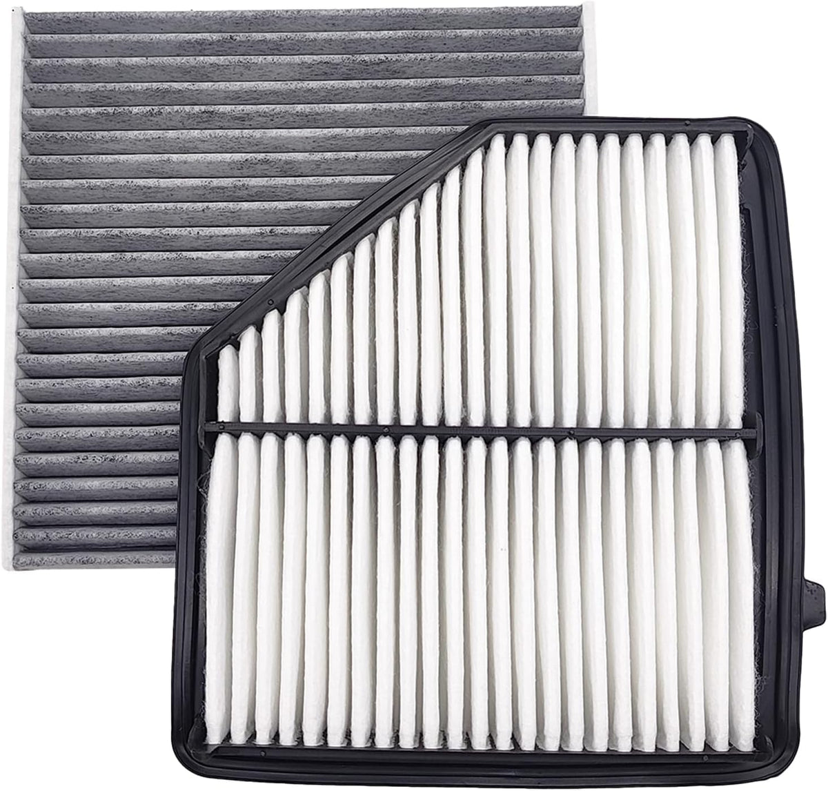 NICEASY filters installed in Honda HR-V engine bay and glovebox area demonstrating correct fit and ease