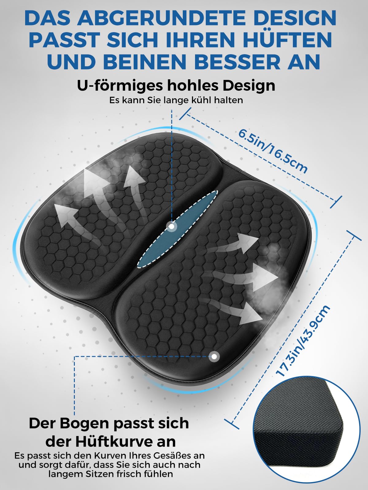 Nicecastle latex dot base detail ensuring anti-slip stability during driving or movement