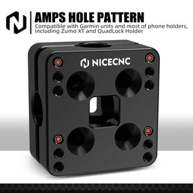 NICECNC side profile of 12mm bar clamp showing low-profile fit and secure hold benefit