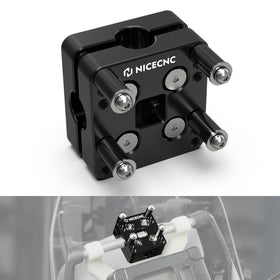 NICECNC front view of clamp showing mounting face and clean profile, durable visual benefit