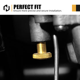 NICECNC close-up of precision screw threads offering smooth tuning