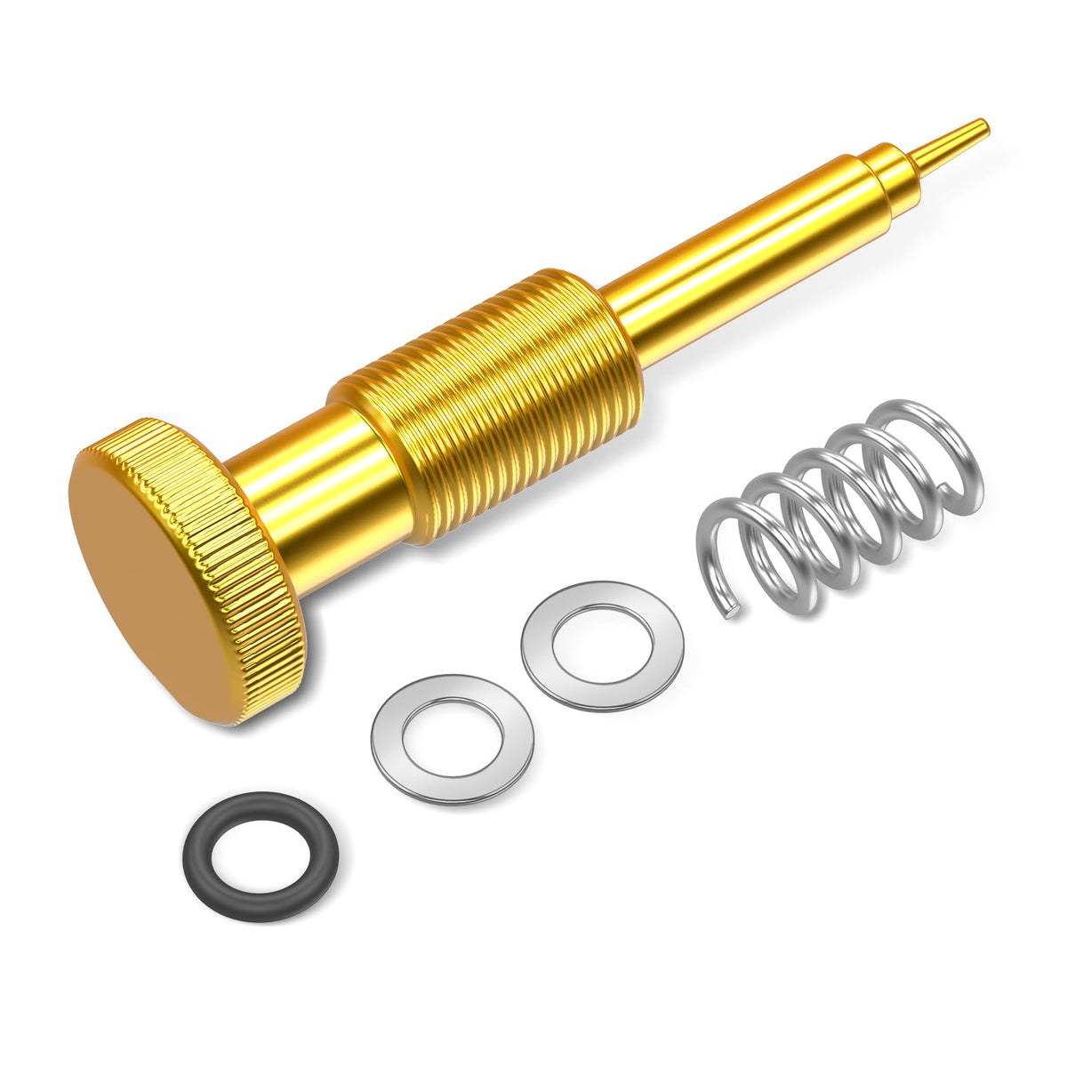 NICECNC gold adjuster front view showing durable finish and easy grip