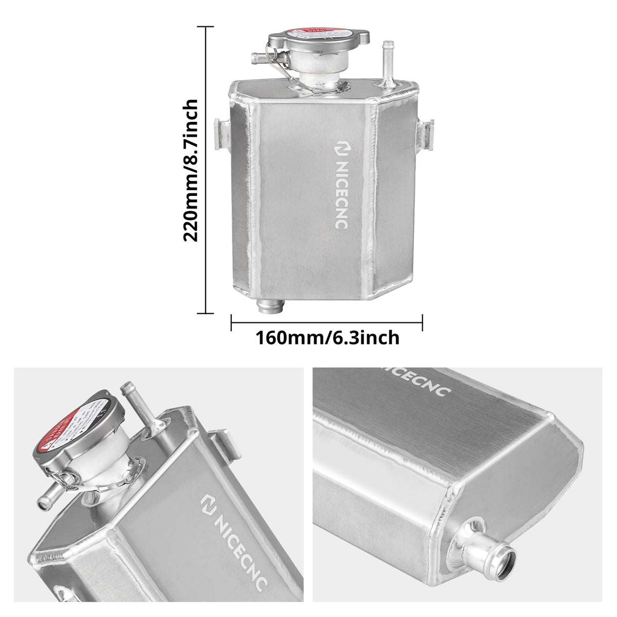 NICECNC side profile showing mounting points for durable, vibration resistant attachment
