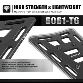 NICECNC rack next to ruler illustrating compact lightweight size
