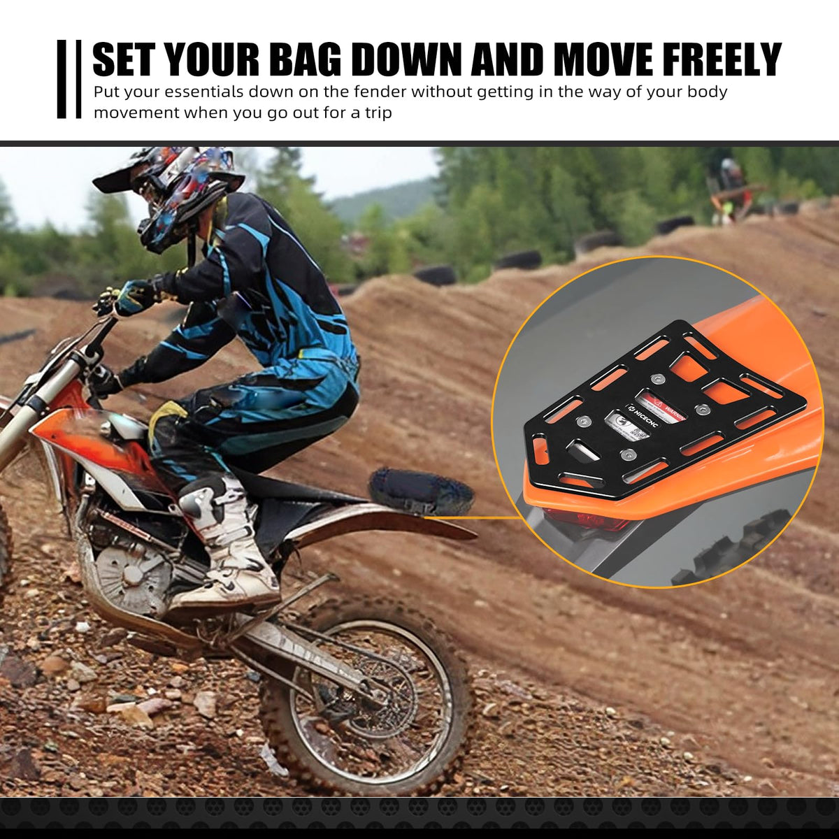 NICECNC side profile highlighting webbing slots for secure tie-downs