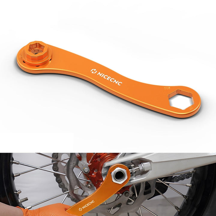 NICECNC front view showing hex ends and compact design for quick wheel work