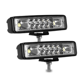 nicerpro front view of two pods showing compact housing and bright output