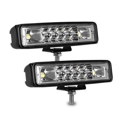 nicerpro front view of two pods showing compact housing and bright output