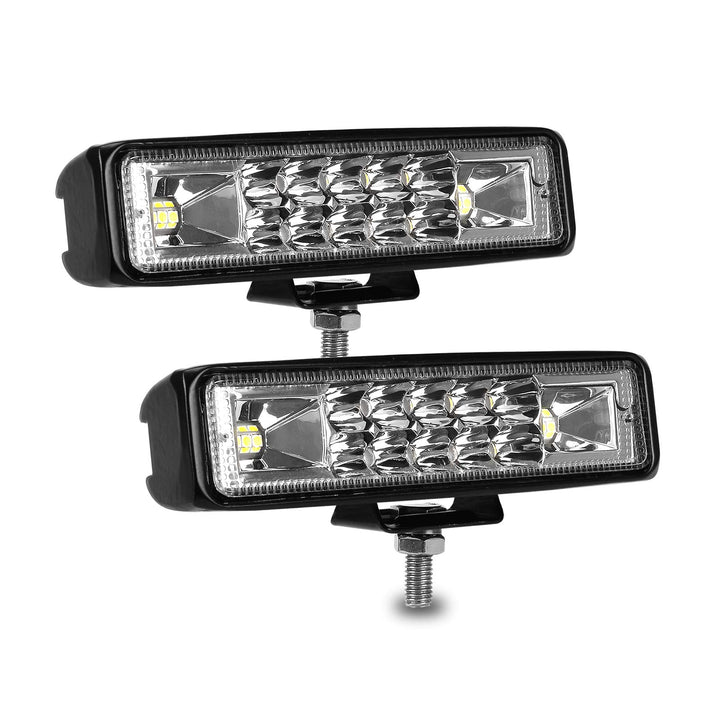 nicerpro front view of two pods showing compact housing and bright output