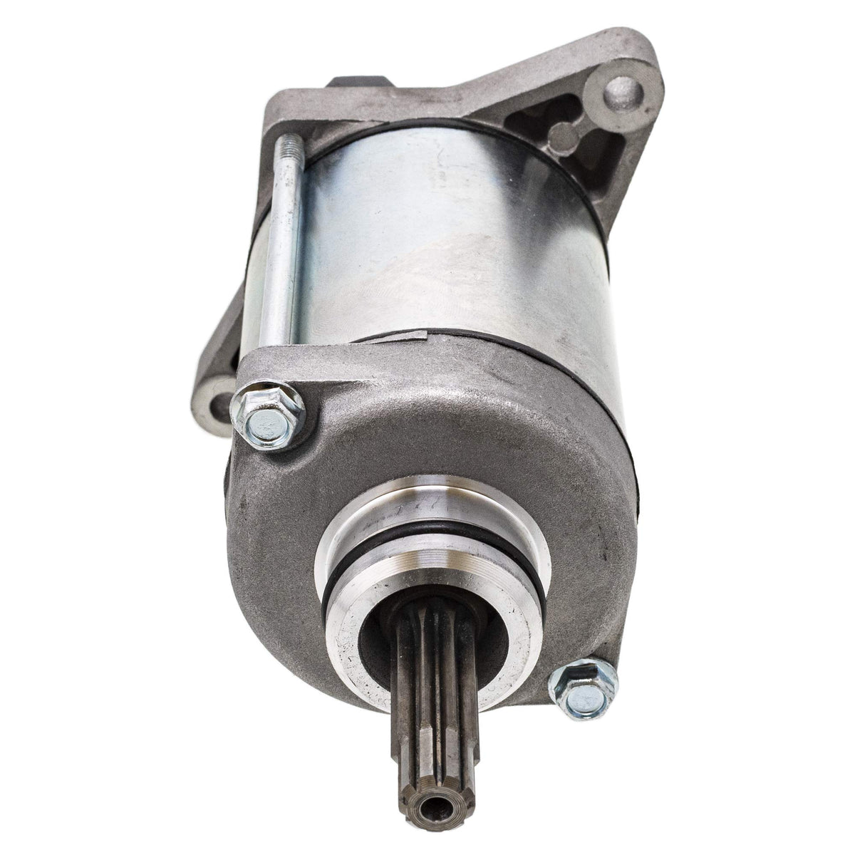 NICHE starter commutator closeup highlighting carbon brushes and contact points