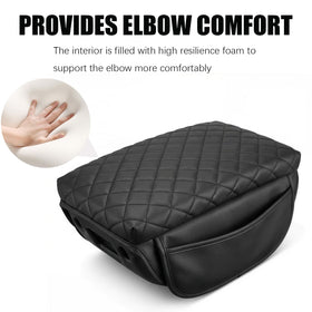 NICTSEPO pocket detail holding a phone for organized storage on the armrest