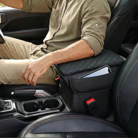 NICTSEPO side profile demonstrating precise fit over Wrangler JL console