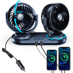 NIFBANG front view showing dual heads and stable base for stronger airflow