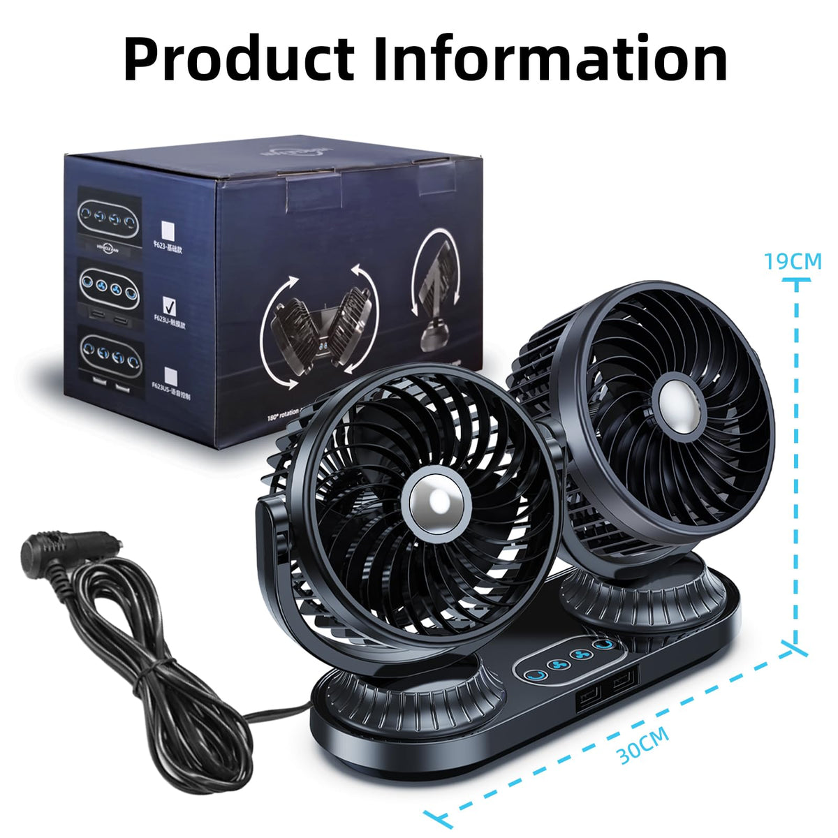 NIFBANG installed in car cooling rear passengers and improving comfort