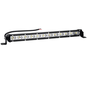 nifeida front view of 14-inch light bar shows compact durable housing and bright beam