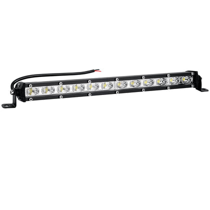 nifeida front view of 14-inch light bar shows compact durable housing and bright beam