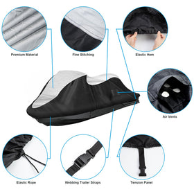 NIGOOLATA folded cover inside storage bag for compact off-season packing