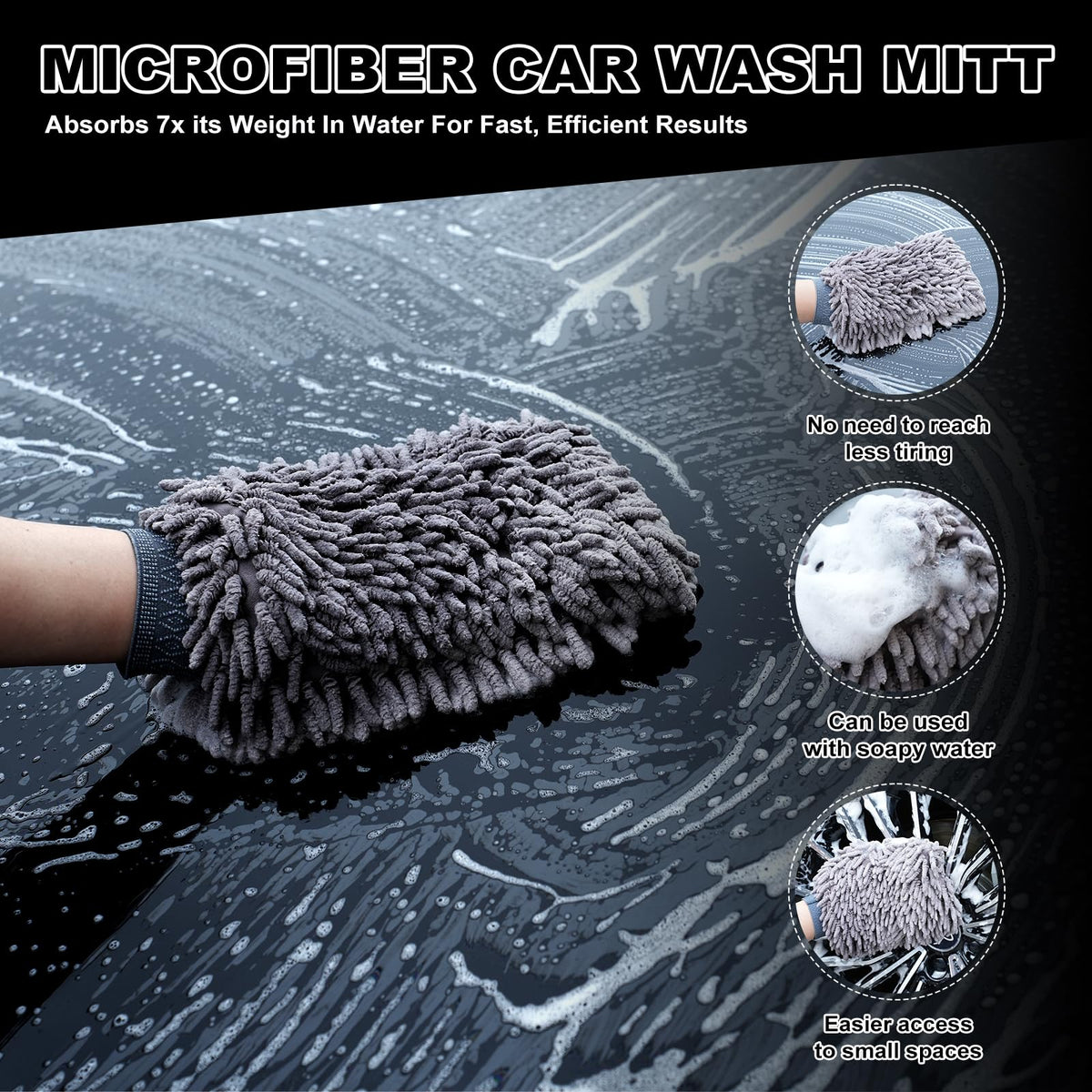 NIKCOSMK brush cleaning rim in use removing brake dust and grime safely