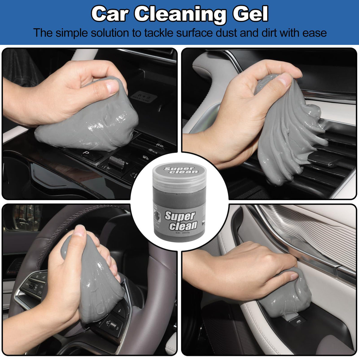 NIKCOSMK cleaning gel with spray bottle illustrating residue-lifting power